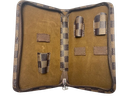 OLIVIA Scharenhoesje - Zwart/Bruin Pouch voor 3 scharen