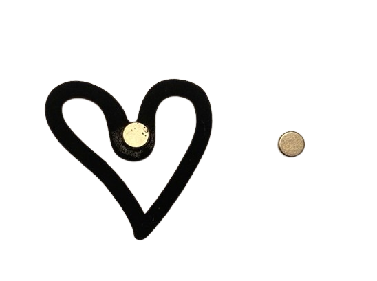 KETTY Haarfantasie -  Magnetische figuur+stras