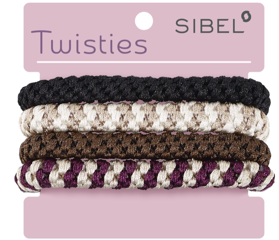 SIBEL Display - Twisties Haarelastieken 30 Stuks - Limited Edition