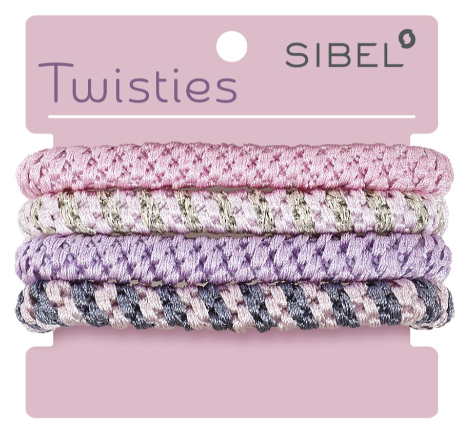 SIBEL Display - Twisties Haarelastieken 30 Stuks - Limited Edition