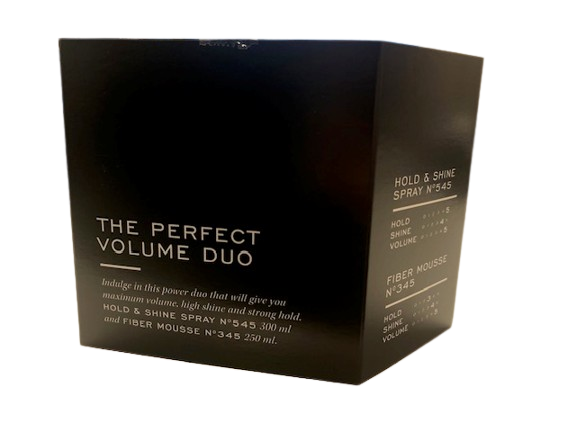REF Verpakking - Sleeve duo pack hold & shine & fiber mousse & crepeerborstel