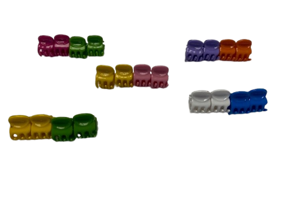 look company knijpertjes per 4 gekleurd 210007