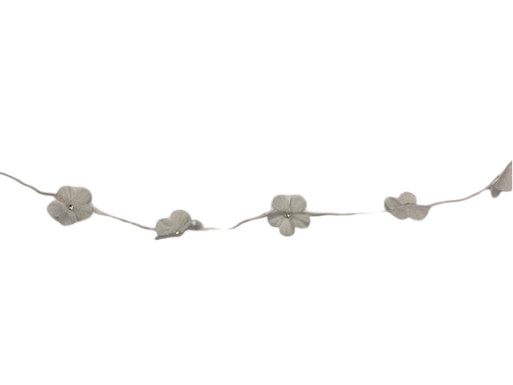 KETTY Haarfantasie -  Ijzerdraad met bloemblaadje met stras of perlefine