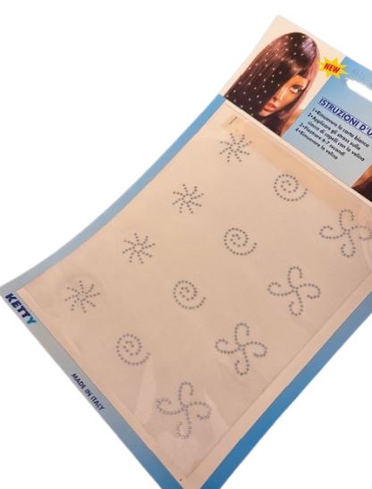 KETTY Haarfantasie -  hairtattoo kaart figuur