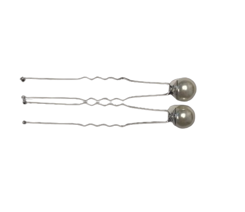 DANA Haarfantasie - Schuivers 2 Stuks met Witte Perlefien