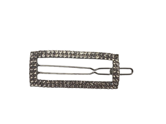 DANA Fantaisie Cheveux Barrette Rectangulaire avec Strass  