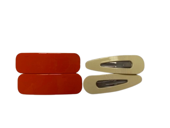 DANA Haarfantasie - Haarspeld 2 Stuks Ecru of Oranje