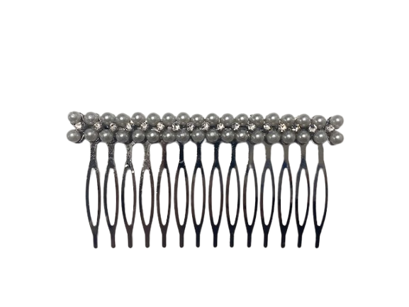 DANA - Haarfantasie - PEIGNE CRYSTAL MET KLEINE DIAMANTJES EN KLEINE PARELTJES