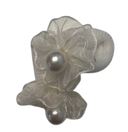 DANA - Haarfantasie - 2 MOUSSES FLEUR MET 1 GROTE PAREL