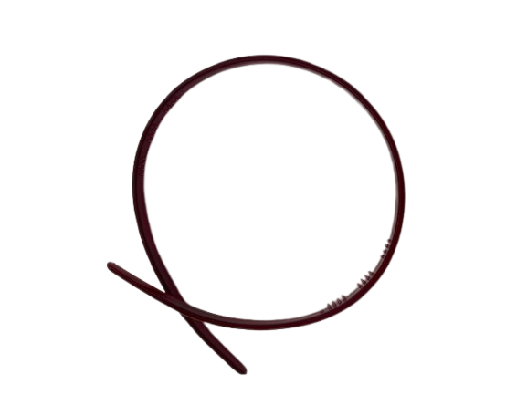 CHRISSY Haarfantasie - Diadeem fijn bordeaux rood