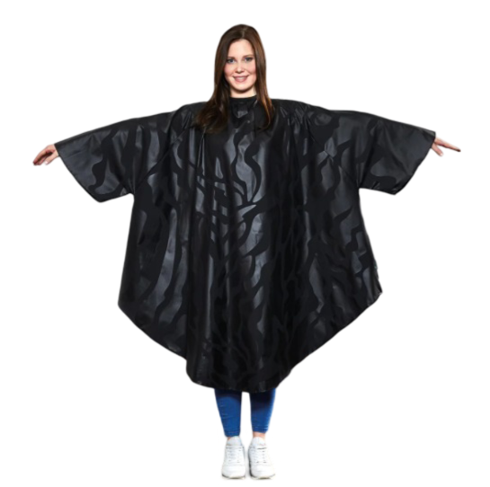 TREND Peignoir de Coloration Nano Comfort Noir  - crochets