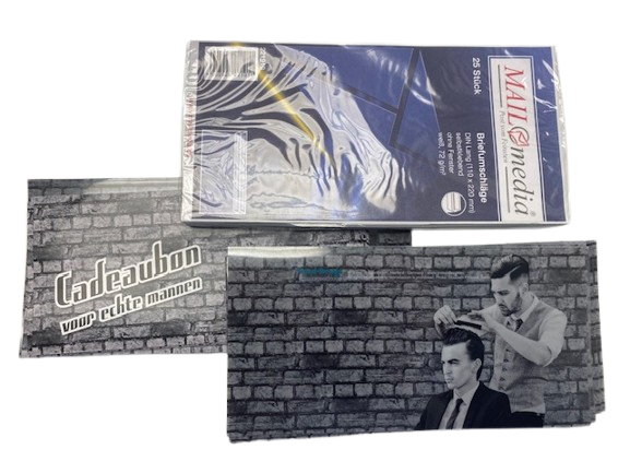 TREND Cadeaubon - Barber 24 stuks incl omslagen