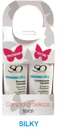 SO ONE Silky – Coffret Shampooing 100 ml & Après-shampooing 100 ml