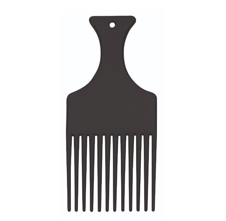SIBEL Peigne - Afro Coiffant Noir