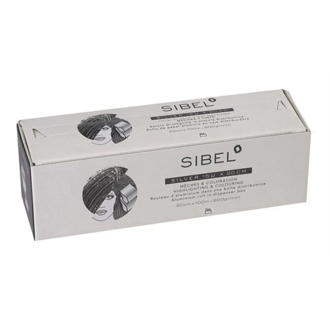 SIBEL Papier aluminium - 20 cm x 100 m 15µ 800 g