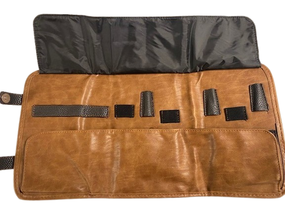 Étui à Ciseaux – Cuir Brun