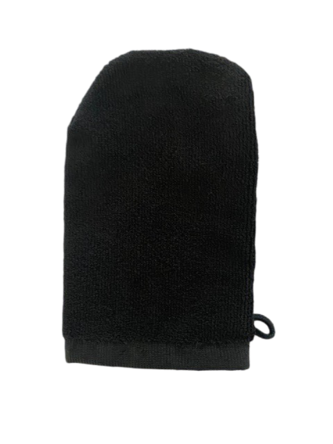 NEWECO Gant de Toilette – 16x22 cm Noir