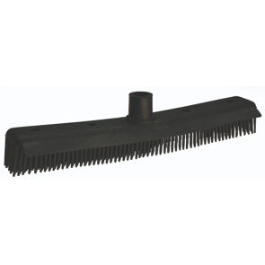 SIBEL Broom - Gummi Brooom with squeegee Black