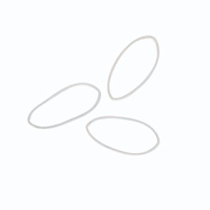 SIBEL Hair Elastic - Claire Mini 15mm Transparent 500 Pieces