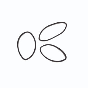 SIBEL Hair Elastic - Kara Mini 15mm Black 500 Pieces