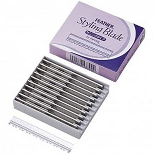 FEATHER Lames – Styling Blade Thinning 10 pièces