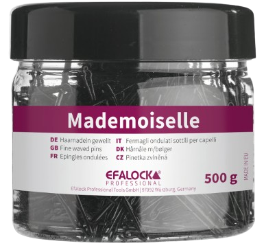 EFALOCK Épingles Mademoiselle 45 mm 500 gr Noir