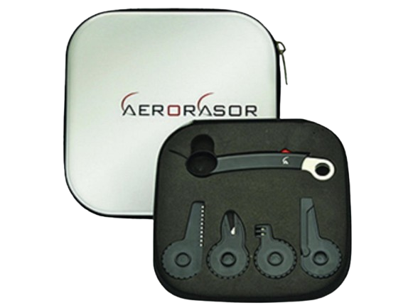 *** DIVERS Set - Aerorasor set in metal case