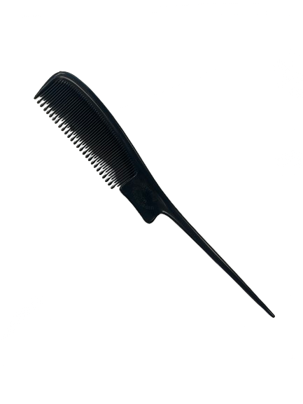 DAUERWELLKAMM Peigne Pointes Boules plastique N°7 ¾ noir
