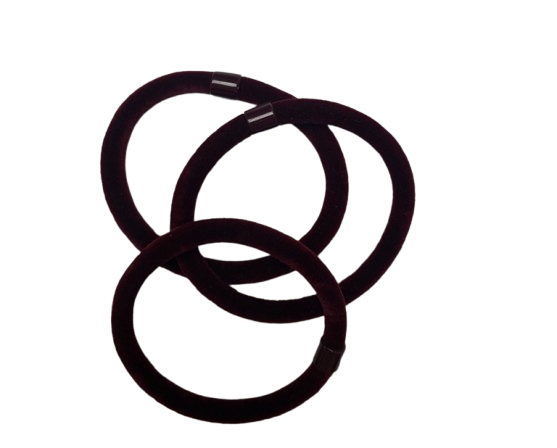 ATOUT BEAUTE - Hair Accessory 3 Elastics Violet