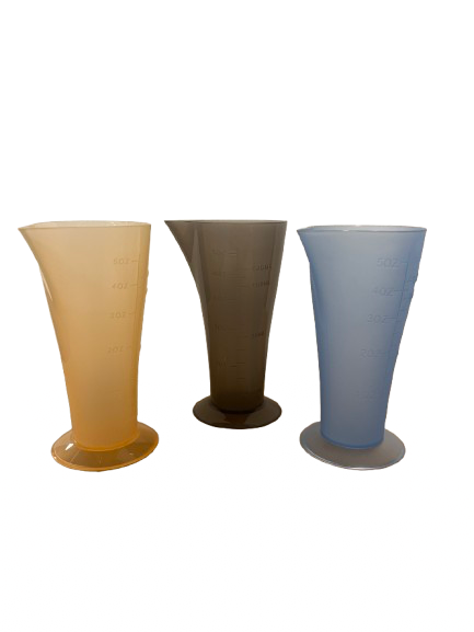 Verre doseur uki conique 4 couleurs
