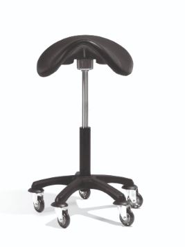 SIBEL Siège Coiffeur - Rollercoaster Classic Saddle S Moyen Pied Nylon