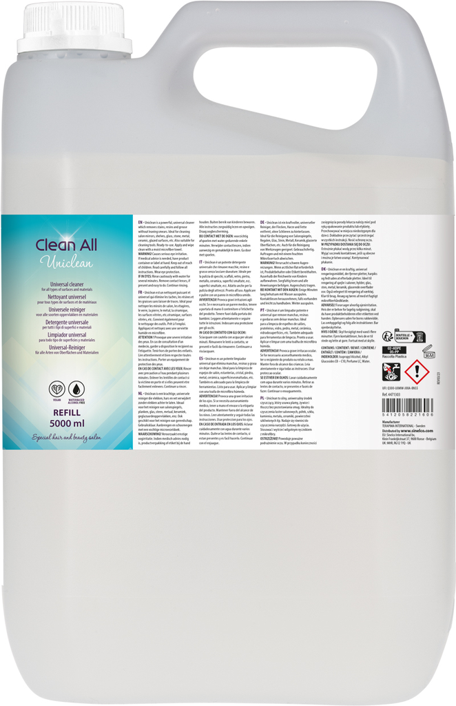 SIBEL Nettoyage - Clean All Uniclean Nettoyant universel - Bidon 5000 ml