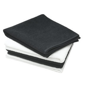 SIBEL Towel - 50x80 cm Invincible Zwart