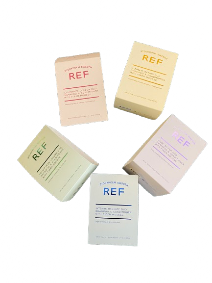 REF Verpakking - Intense Hydrate Shampoo + Conditioner + Fiber Mousse