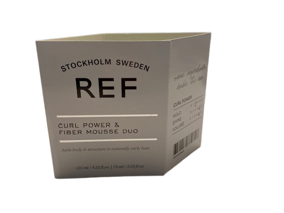 REF Verpakking - Sleeve Curl Power & Fiber Mousse 75 ml