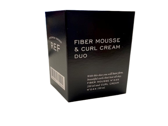 REF Verpakking - Sleeve Fiber Mousse 250 ml + Curl Cream 150 ml