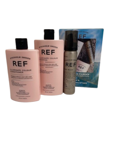 REF Coffret - Illuminate Colour - Shampooing+Soins+Fiber Mousse