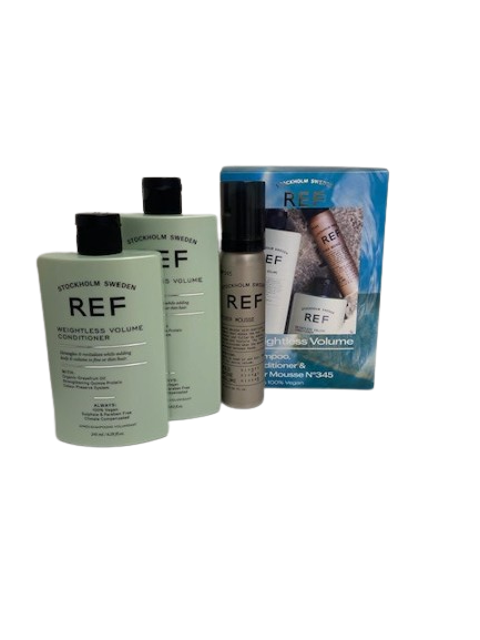 REF Coffret - Weightless Volume - Shampooing+Après-Shampooing+Fiber Mousse