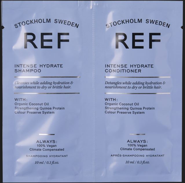 REF Échantillon - Intense Hydrate Shampooing + Après-shampooing 10 ml  