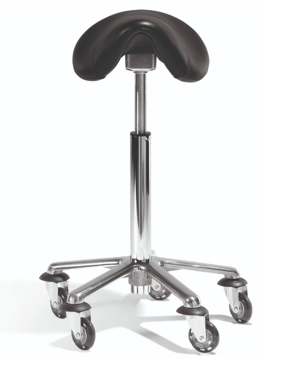 SIBEL Siège Coiffeur - Rollercoaster Exclusive Saddle S Pompe Moyenne Pied Aluminium