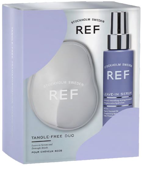 REF Tangle-Free Duo Set (Leave-In Serum + Detangling Brush)