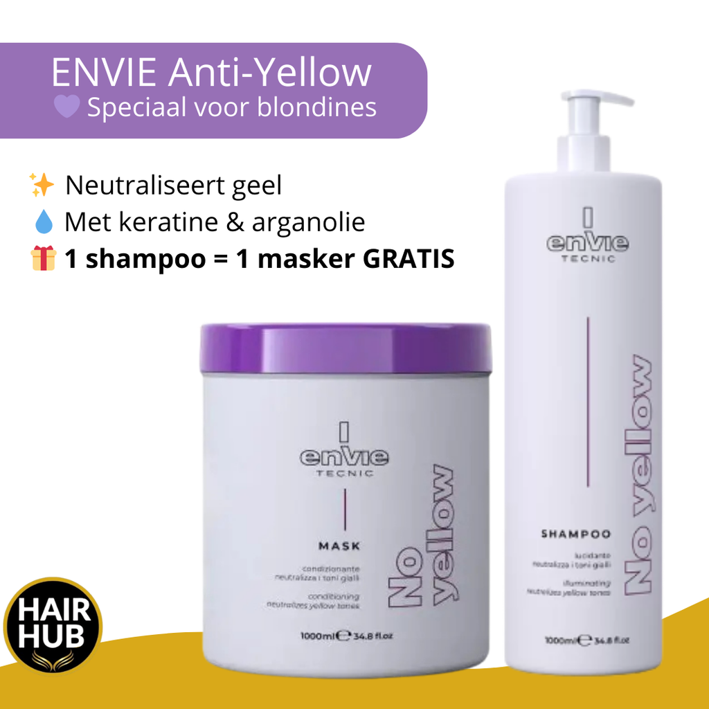 Envie Set Anti-Jaune (Shampooing 1L + Masque 1L)  