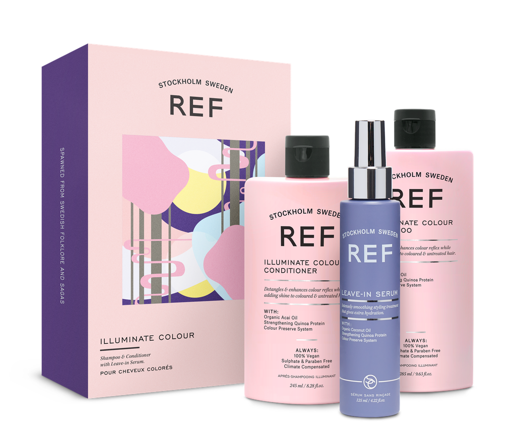 REF Gift Box - Shampoo + Conditioner + Leave-In Serum