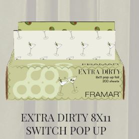 FRAMAR Alu-Folie - Pop-Up - 8x11 - 200 Sheets - Dirty - Limited Edition