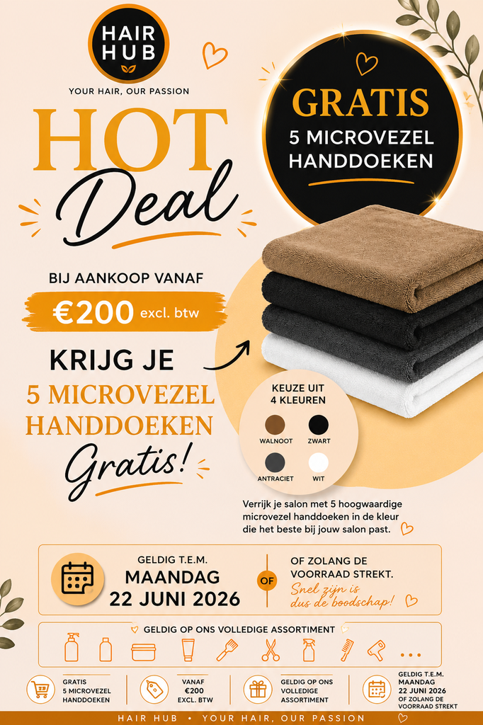 Hot Deal - Gratis Microvezel Handdoeken