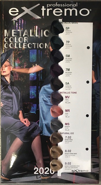 EXTREMO Kleurkaart - Metallic Colors