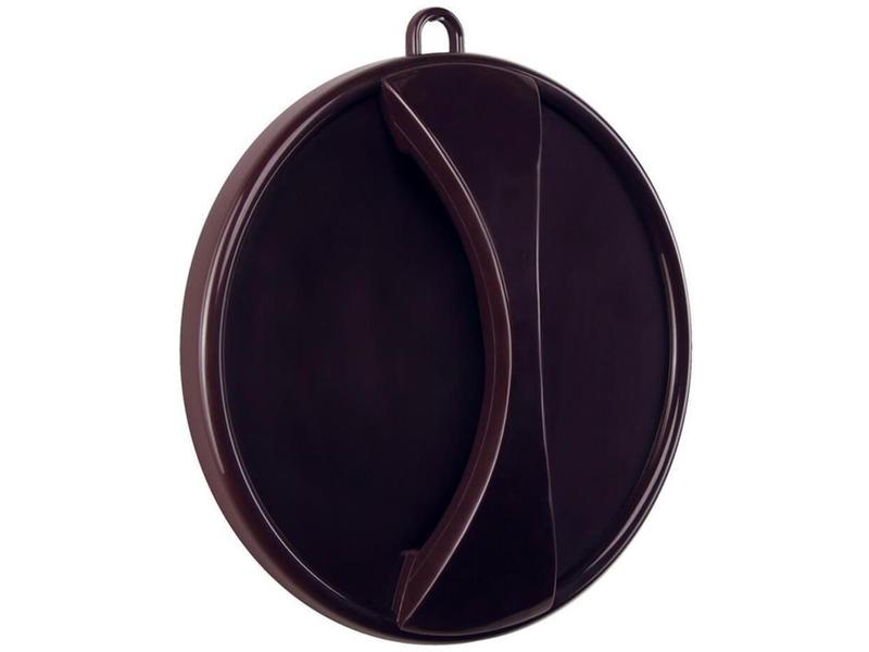 EFALOCK Miroir - Marron avec support mural
