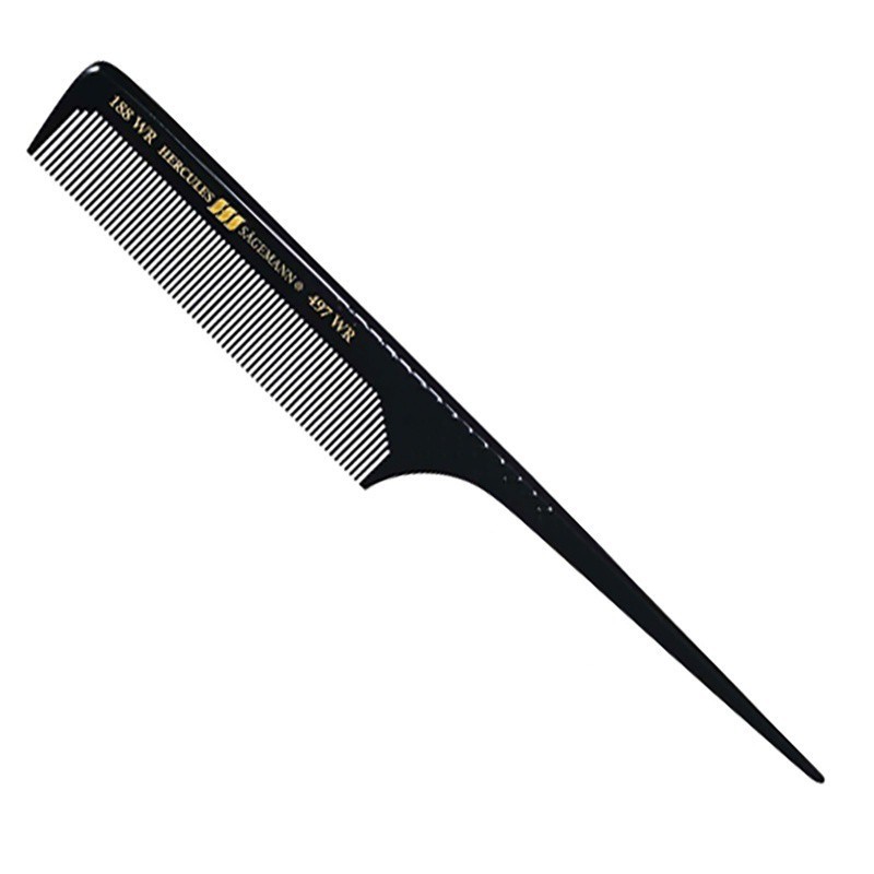 HERCULES Peigne Queue Plastique 188wr - 497wr Noir