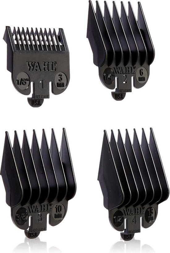 WAHL Jeu de sabots pour Beret n° 1-4 (3 - 6 - 10 - 13 mm)