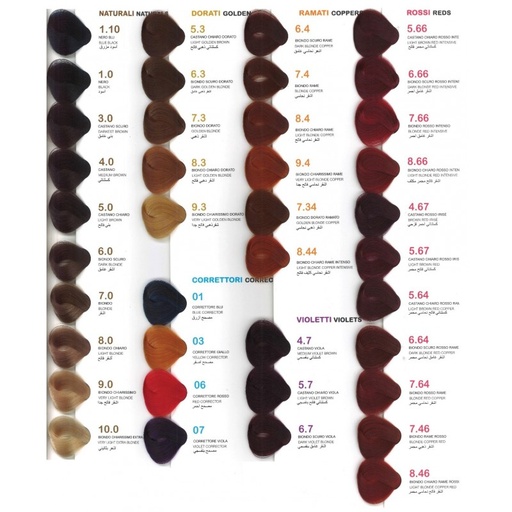 [2116659207] EXTREMO Kleurkaart - Permanent Colors B-color & technic